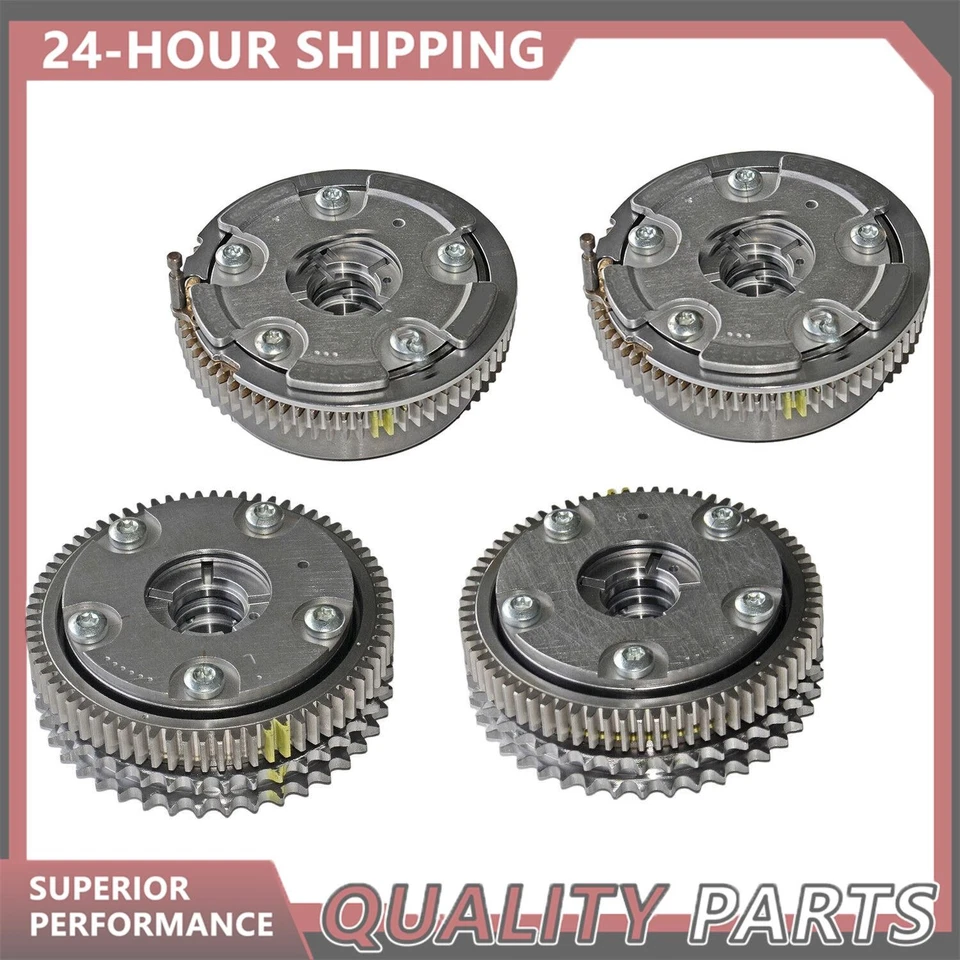 Ajustadores de árbol de levas 4 piezas admisión y escape L+R para Mercedes-Benz W203 W164 W221 Foto 1 de 4