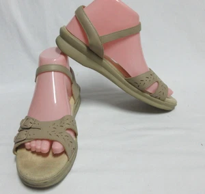 SAS Duo Quarter Strap Sandals Womens Tan Shoes Size 8.5 N Beige Comfort - Picture 1 of 9