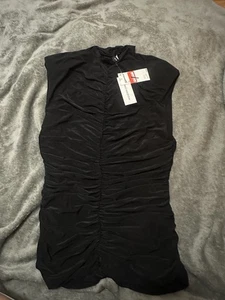 naked Wardrobe schwarzes Top Gr. L neu mit Etikett - Bild 1 von 2