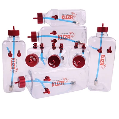 Прозрачный топливный бак KUZA Tiger Shark V2/V3 для бензинового радиоуправляемого самолета - Изображение 1 из 4