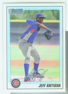 Jeff Antigua Cubs 2010 Bowman Prospect Refractor