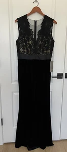 Theia Couture schwarzes Kleid, Gr. 12, neu mit Etikett - Bild 1 von 11