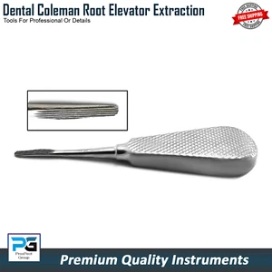 Coleman Root Elevator Dentistry Tooth Extraction Forceps Straight Instruments - Picture 1 of 5