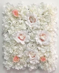Premium Decorative Flower Panels Handmade With Artificial Silk Flowers Wall Baby - Picture 1 of 2