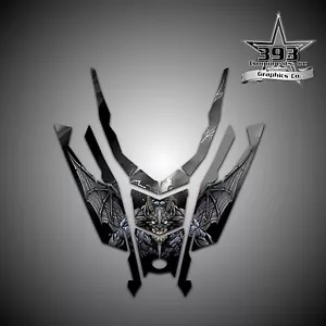 2015-2019 POLARIS AXYS Hood Decal Sticker Wrap Graphics Guardian Black - Bild 1 von 1