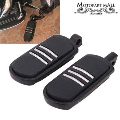 Reposapiés StreamLiner negro reposapiés para Harley Touring Road King Street Glide Foto 1 de 4