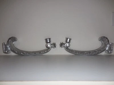 Apliques de vela de pared vintage renacentista francés art nouveau 14 3/4" ¡RECORTE DE PRECIO! Foto 1 de 4