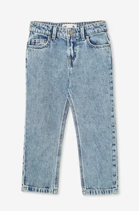Cotton:On Kids Boys Regular Fit Jean Classic Straight Byron Mid Blue Size 9-10 - Picture 1 of 4