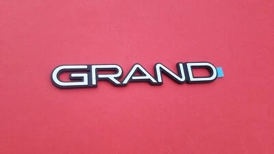 89 90 91 92 93 94 95 PONTIAC GRAND AM SIDE REAR EMBLEM BADGE SYMBOL NEW OEM C22 Foto 1 de 4