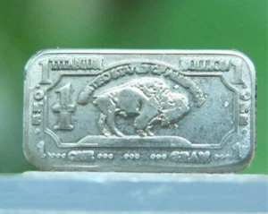 1 Gram Buffalo Bullion Bars TITANIUM 1g Investment bar - Picture 1 of 2