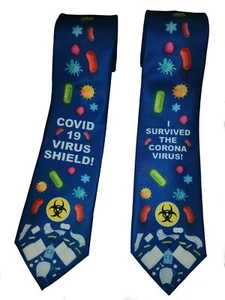 Pandemic 2020 Novelty Tie Novelty pandemic gift - Picture 1 of 1