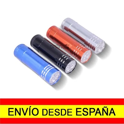 Mini Linterna LED Camping, Senderismo, Juegos... Aluminio Color a Elegir nt - Imagen 1 de 3