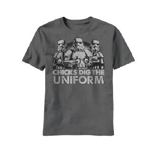 Star Wars StormTroopers w/ Thumbs Up Chicks Dig The Uniform T-Shirt SM NEW