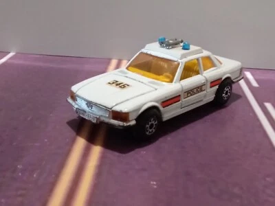 Matchbox Speed Kings #K48 Mercedes Benz 350 SLC Police Car  - Image 1 of 4