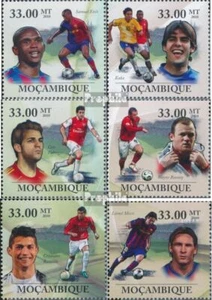 Briefmarken Mosambik 2010 Mi 3675-3680 (kompl. Ausgabe) postfrisch Fußballspiele - Bild 1 von 1