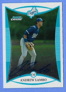 2008 Bowman Chrome Andrew Lambo Rookie Autograph - Bild 1 von 2