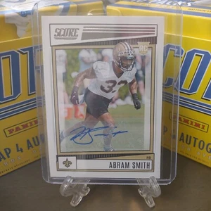 2022 Score Base Rookies Signatures Auto #311 Abram Smith - New Orleans Saints - Picture 1 of 2