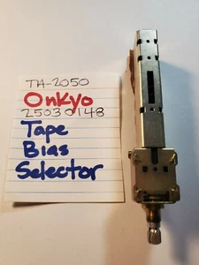 📈 ONKYO 💥 25030148 TAPE BIAS ROTARY SWITCH 💥 TA-2050 STEREO CASSETTE DECK - Picture 1 of 4