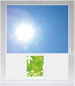Sichtschutzfolie Sonnenschutz Fensterfolie - GME384 - abstrakte Blumen - Bild 1 von 1