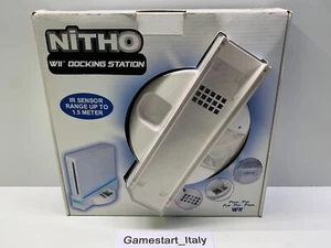 STAND LUMINOSO CON VENTOLA DI RAFFREDDAMENTO DOCKING STATION NINTENDO WII NUOVO - Picture 1 of 10