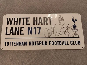 Tottenham Hotspur - signed metal street sign - memorabilia, gift - Picture 1 of 4