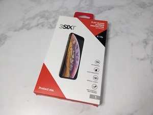 3SIXT Flat Glass Screen Protector iPhone X Xs NEW Tempered Glass Anti-Scratch - Picture 1 of 2