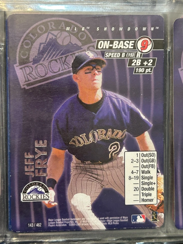 2001 MLB Showdown Base Set - Commons + Foils + 1st Editions + Misprint (#1-244) - Image 1 of 1