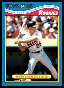 1988  Topps Toys R Us Rookies #19 Mark McGwire