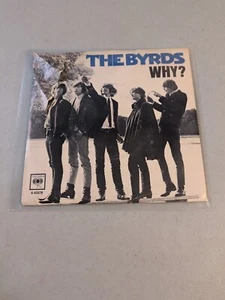 The Byrds - Eight Miles High / Why 7" Vinyl 45 Pic Sleeve 1966 Columbia Tested - Picture 1 of 24
