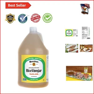 Genuine Brewed Rice Vinegar - 1 Gallon for Gourmet Cooking & Flavor Enhancement - Picture 1 of 8