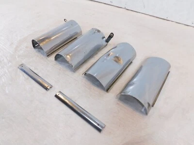 Harley Davidson Road King Electra Glide & Softail  Front Fork Slider Cover Tins - Image 1 of 4