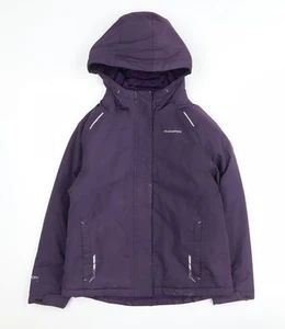 Craghoppers Girls' Purple Waterproof Parka 9-10 Years - Picture 1 of 12