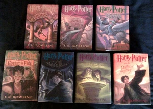 Lot of 7 HARRY POTTER Books by J. K. Rowling ~ HARDCOVERS - Bild 1 von 1