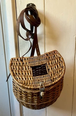 Bastón tejido vintage Kreel. Cesta de mimbre Foto 1 de 2