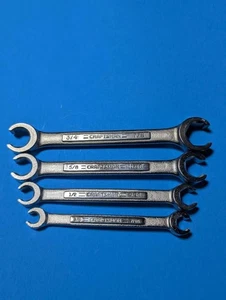 Craftsman 4pc NOS SAE Flare Nut Wrench Set V Series 44195 Made in USA - Picture 1 of 9