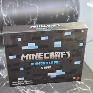 SDCC 2022 MATTEL EXCLUSIVE MINECRAFT DIAMOND LEVEL STEVE FIGUR SEALED - Bild 1 von 8