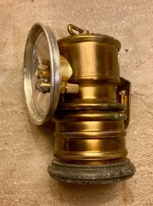 "Premier" Acetylenkarbid Bergmannskappenlampe, noch originalverpackt - Bild 1 von 12