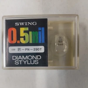 Swing 0.5 Mil Diamond Stylus Needle for Pioneer PN290T Cartridge - Picture 1 of 5