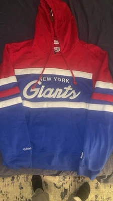 LEER DESCRIPCIÓN Mitchell & Ness New York Giants sudadera con capucha retro Foto 1 de 4