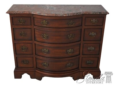 L68885: Consola de servidor superior de mármol con 12 cajones CENTURY Cherry Foto 1 de 4