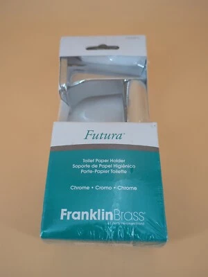 Soporte de papel higiénico Franklin Latón Futura | Cromo | D2408PC | Nuevo Foto 1 de 2
