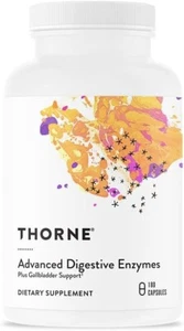 Thorne Advanced Digestive Enzymes Gut Health Support - 180 Capsules - 90 Serving - Picture 1 of 7