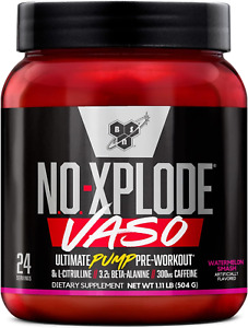 N.O.-XPLODE Vaso Pre Workout Powder with 8G of L-Citrulline and 3.2G Beta-Alanin