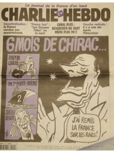 CHARLIE HEBDO 540 6 mois de Chirac CABU/CHARB/WOLINSKI OCTOBRE 2002 - Imagen 1 de 1