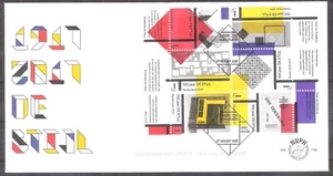 Nederland FDC Nummer 748ab met open klep - Afbeelding 1 van 2