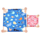 2 Pcs Wooden Hamster Summer Bed Scrump Plush Elevated Pet Cot