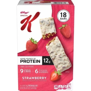 Special K Protein Bars, Strawberry, 18 Ct. - Picture 1 of 12