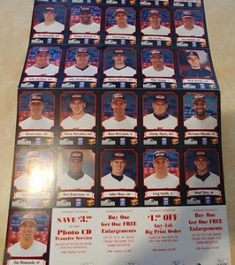 1994 Rochester Red Wings Team Photo and Uncut Trading Card Set NM - Picture 1 of 1