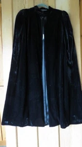 BNWT Stunning Mint Velvet Black Velvet Evening Cape Sz M - Picture 1 of 9
