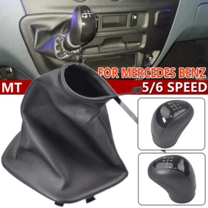 Gear Shift Knob Shift Boot Cover 5/6 Speed For Mercedes Benz Sprinter 2006-2018 - Picture 1 of 39